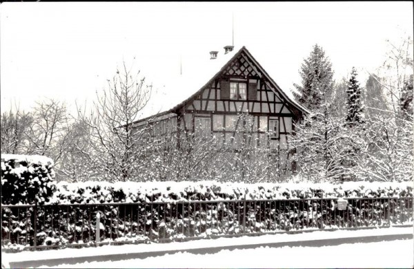 unbekanntes Haus, ev. Erlenbach Vorderseite