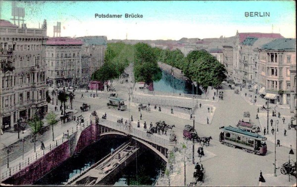 Berlin - Potsdamer Brücke Vorderseite