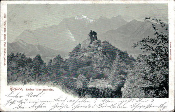 Burg Wartenstein (Pfäfers) Vorderseite