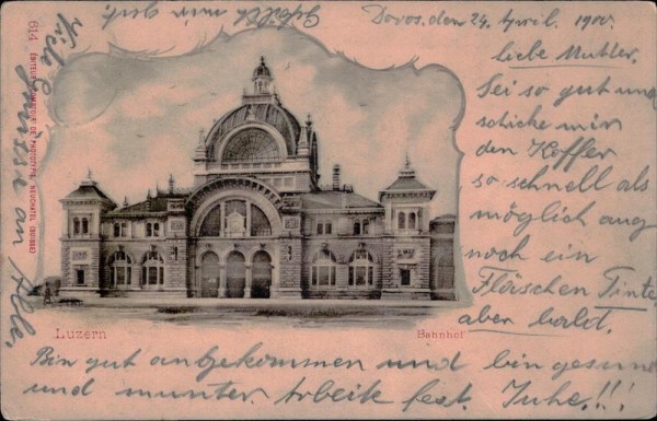 Luzern/Bahnhof Vorderseite
