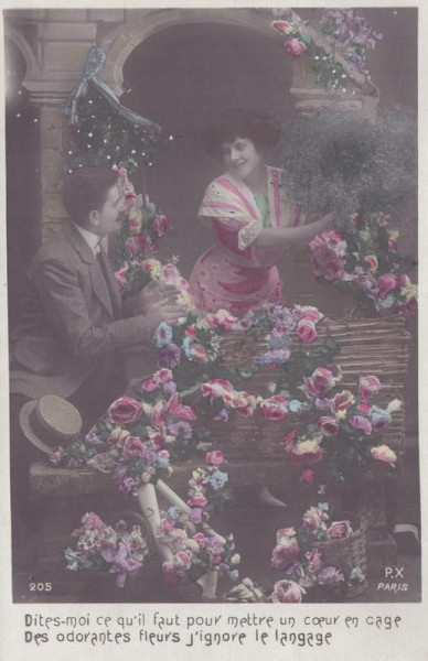 Gardez vos frais boquets car la plus belle fleur est celle que je veux presser contre mom coeur Vorderseite
