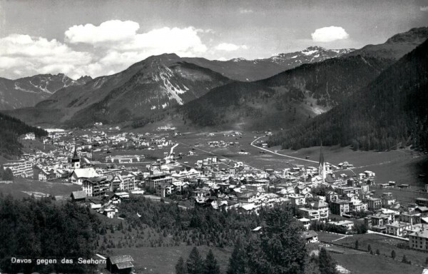 Davos gegen das Seehorn Vorderseite