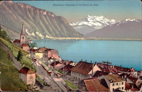 Montreux - Planches et les Dent du Midi Vorderseite