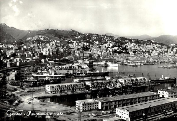 Genova, Panorama e porto Vorderseite