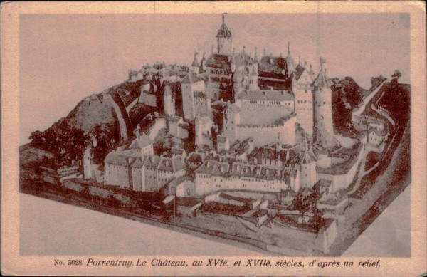 Porrentruy, Pruntrut, Le Château Vorderseite