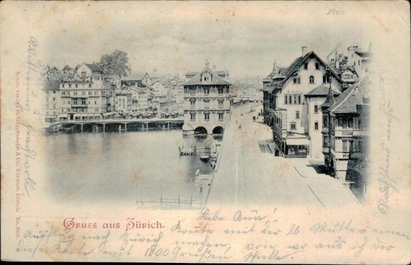 Gruss aus Zürich Vorderseite