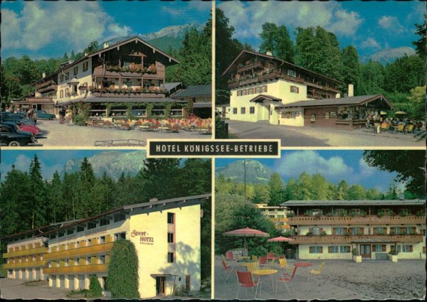 Hotel Königssee-Betrriebe Vorderseite