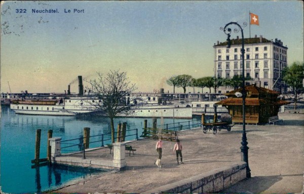 Neuchâtel. Le Port Vorderseite