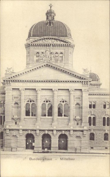 Bundesrathaus - Mittelbau (Bern) Vorderseite