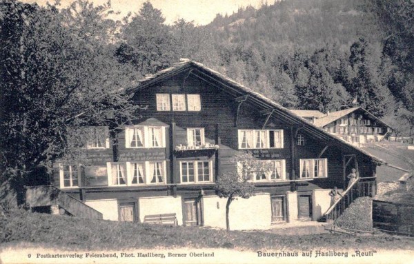 Bauernhaus auf Hasliberg "Reuti" Vorderseite