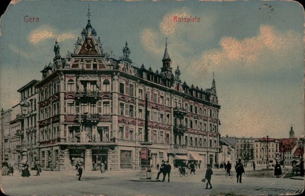 Gera, Rossplatz Vorderseite