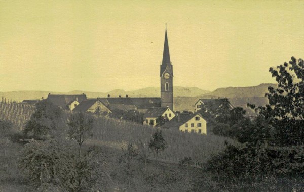 Chirchhof vom Rain aus Vorderseite