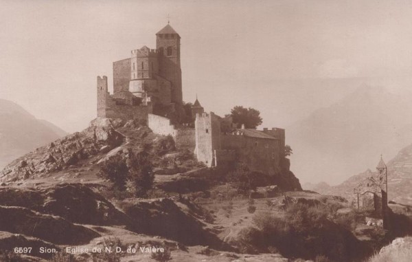 Sion, Eglise de Notre Dame de Valère Vorderseite