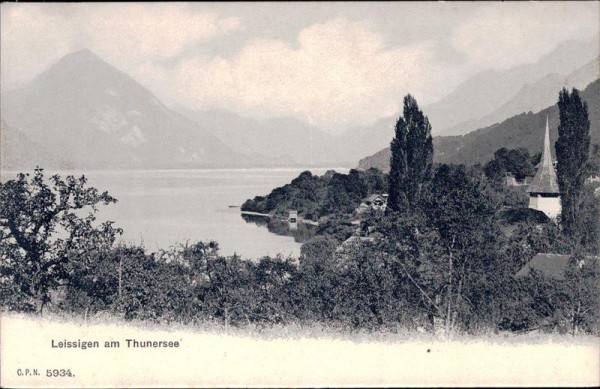 Leissigen am Thunersee Vorderseite