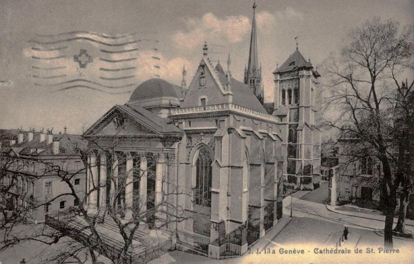 Cathédrale de St. Pierre, Genève Vorderseite