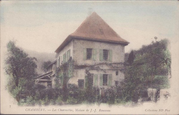 Chambéry, Maison de J.-J. Rousseau Vorderseite