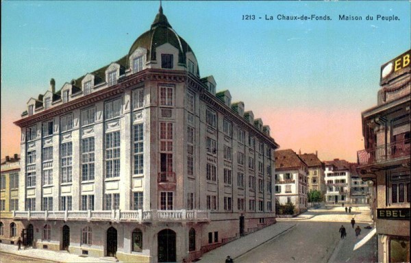 La Chaux-de-Fonds. Maison du Peuple Vorderseite