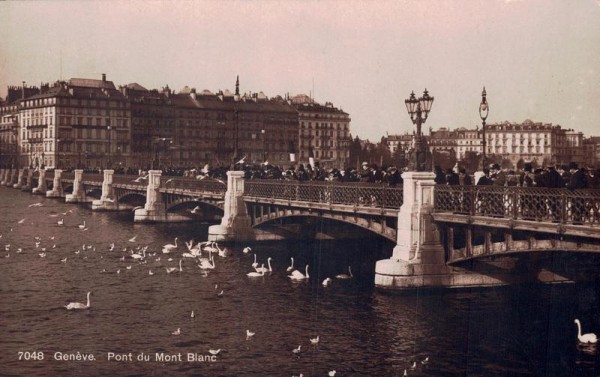 Geneve, Pont du Mont Blanc Vorderseite