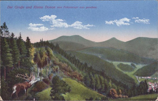 Der grosse und kleine Donon Vorderseite
