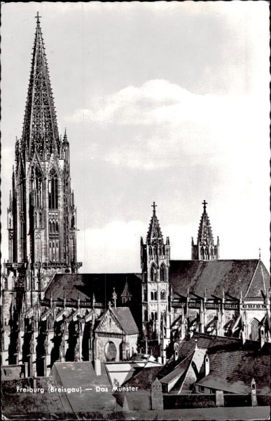Freibourg (Breisgau) - Das Münster Vorderseite