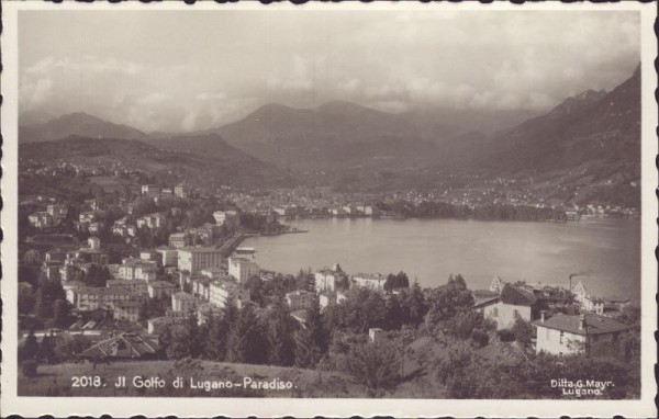 Il Golfo di Lugano-Paradiso