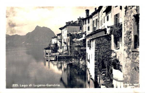 Lago di Lugano - Gandria Vorderseite