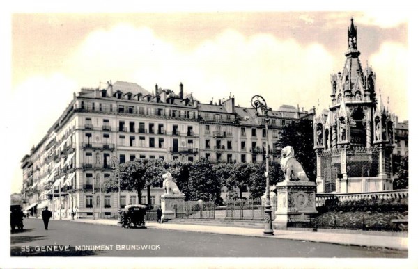 Genève, Monument Brunswick Vorderseite