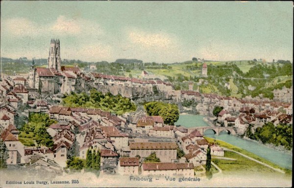 Fribourg - Vue générale Vorderseite