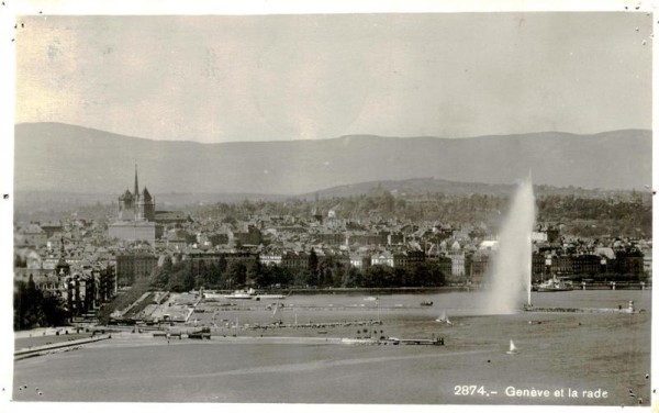 La rade, Genève Vorderseite