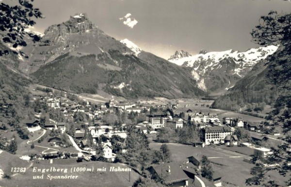 Engelberg mit Hahnen und Spannörter Vorderseite