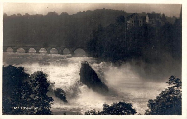 Der Rheinfall Vorderseite