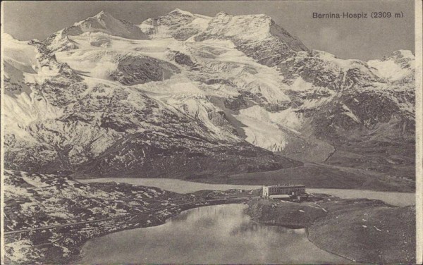 Bernina-Hospiz (2309 m) Vorderseite