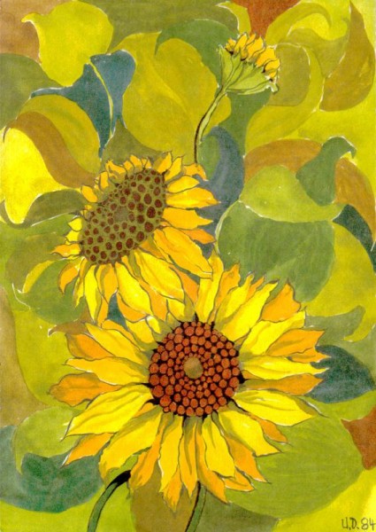 Sonnenblumen Vorderseite