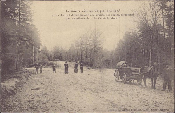 Le Col de la Chipotte, la guerre dans les Vosges 1914-1915 Vorderseite