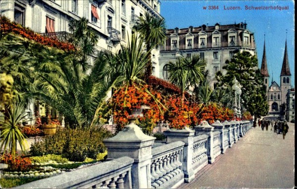 Luzern - Schweizerhofquai Vorderseite