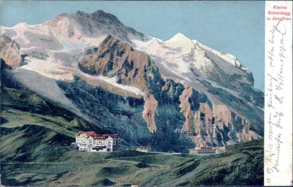 Kleine Scheidegg und Jungfrau Vorderseite