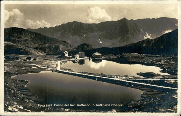 Passo del San Gotardo S.Gotthard Hospiz Vorderseite