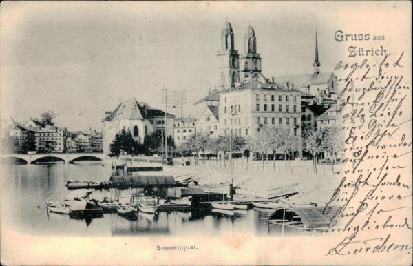 Gruss aus Zürich Vorderseite
