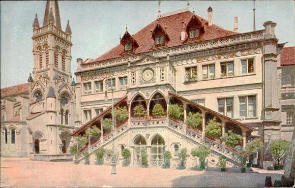 Offizieller Postkarten des Verkehrsverein Bern. Vorderseite