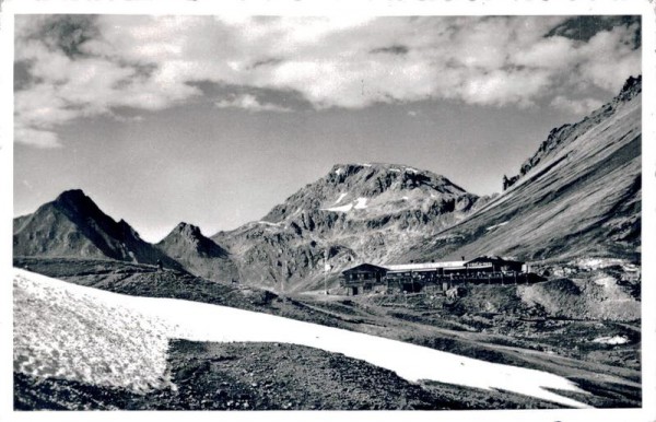 Strelapass, Blick auf Weissfluh Vorderseite