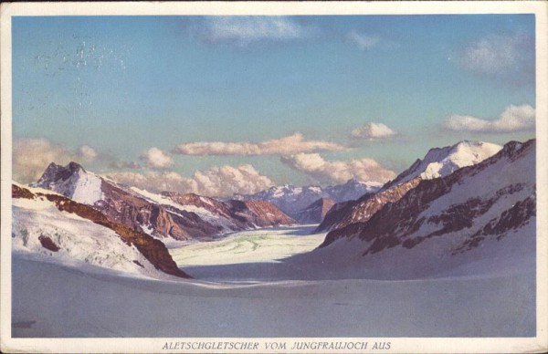 Aletschgletscher vom Jungfraujoch aus