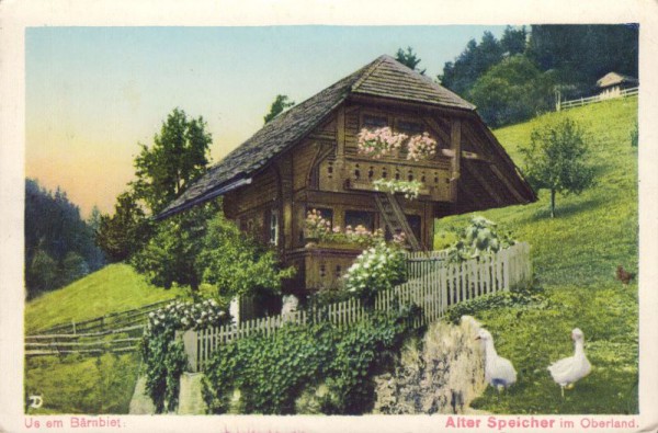 Us em Bärnbiet: Alter Speicher im Oberland