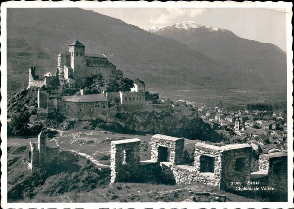 Sion, Château de Valère Vorderseite