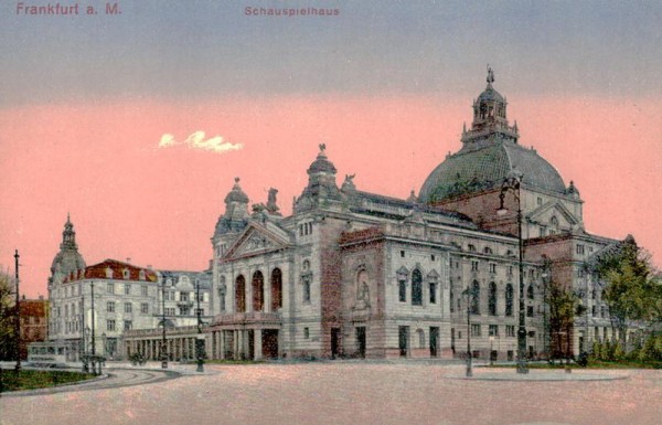 Frankfurt, Schauspielhaus Vorderseite