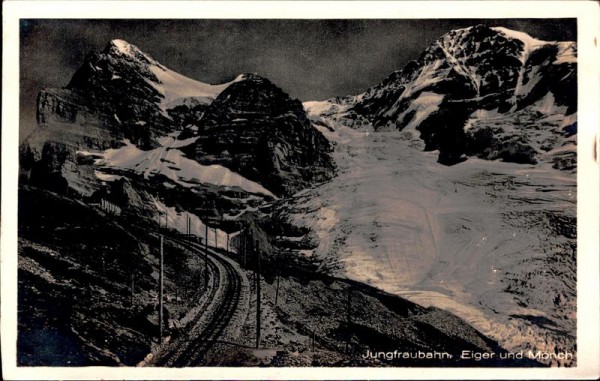 Jungfraubahn, Eiger und Mönch Vorderseite