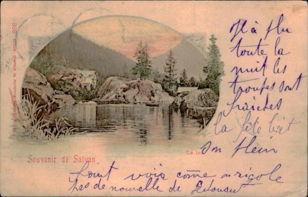 Souvenir de Salvan Vorderseite