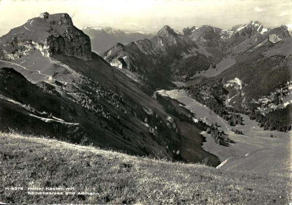 Hoher Kasten mit Sämbtisersee und Altmann Vorderseite