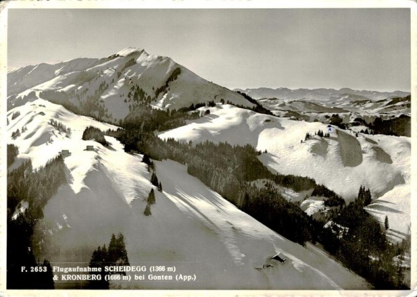 Scheidegg und Kronberg bei Gonten Vorderseite