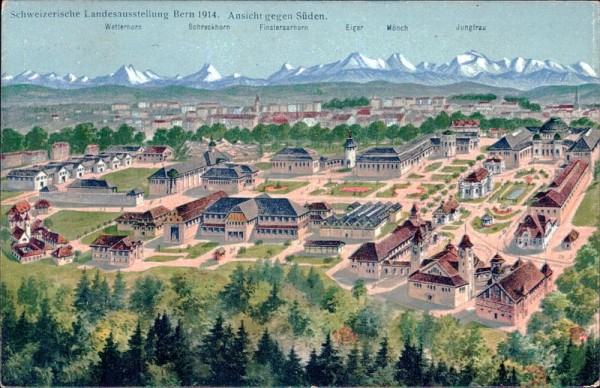 Bern, Landesausstellung 1914 Vorderseite