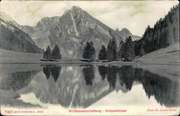 Wildhauser Schafberg (2373 m) Gräppelsee Vorderseite